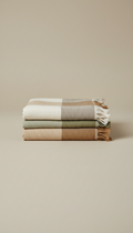 Stone Linen Handloom Throw