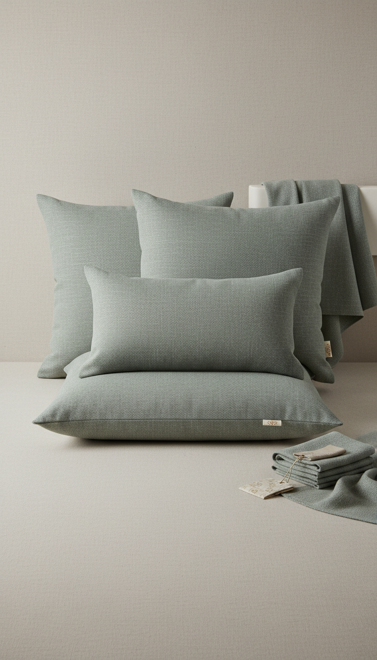 Sage Grey Cushion Set
