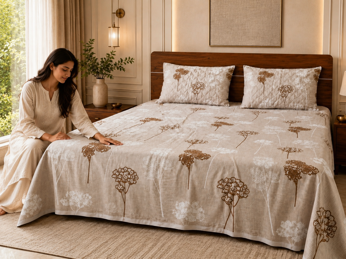 Serene Grove Premium Bedsheet Set