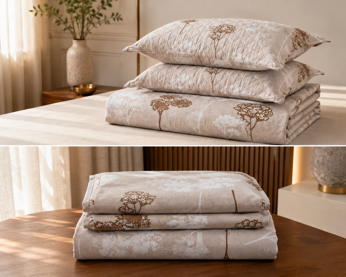 Serene Grove Premium Bedsheet Set