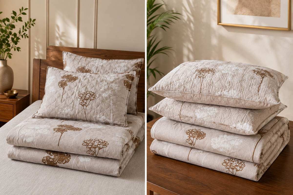 Serene Grove Premium Bedsheet Set