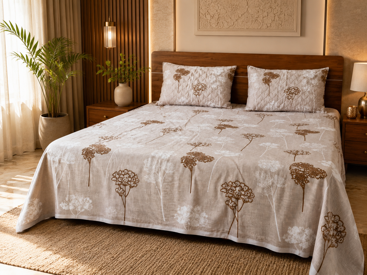Serene Grove Premium Bedsheet Set