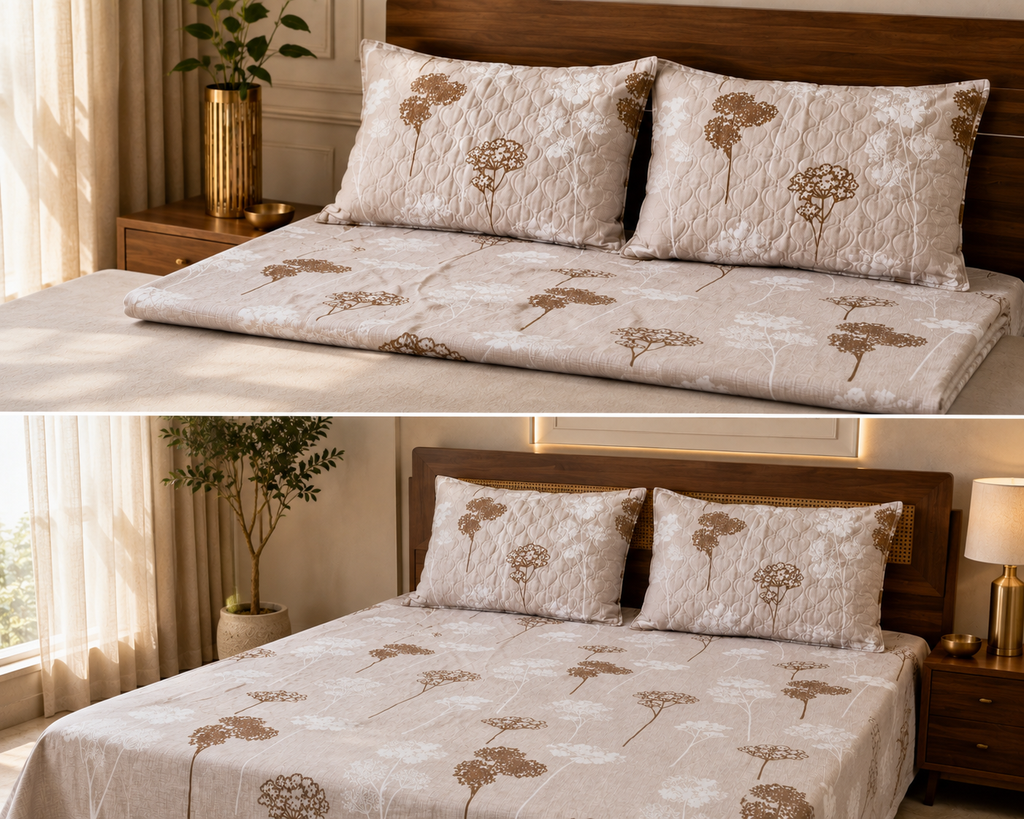 Serene Grove Premium Bedsheet Set